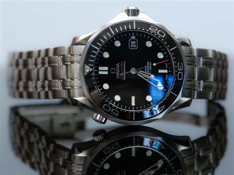 omega seamaster black ceramic dial